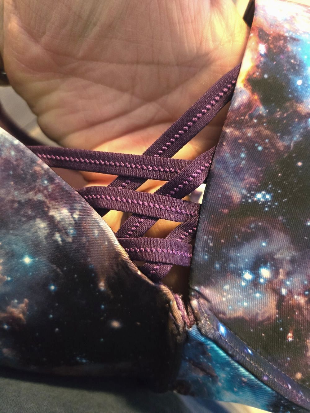 Torrid Galaxy Cosmo Plunge Bra Size 46DDD (46F) - Picture 3 of 6